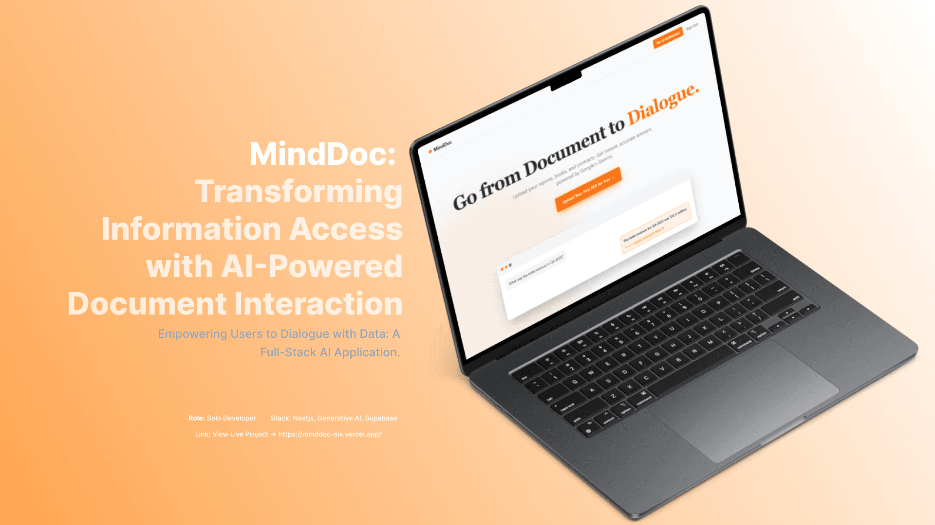 MindDoc: AI-Powered Document Q&A
