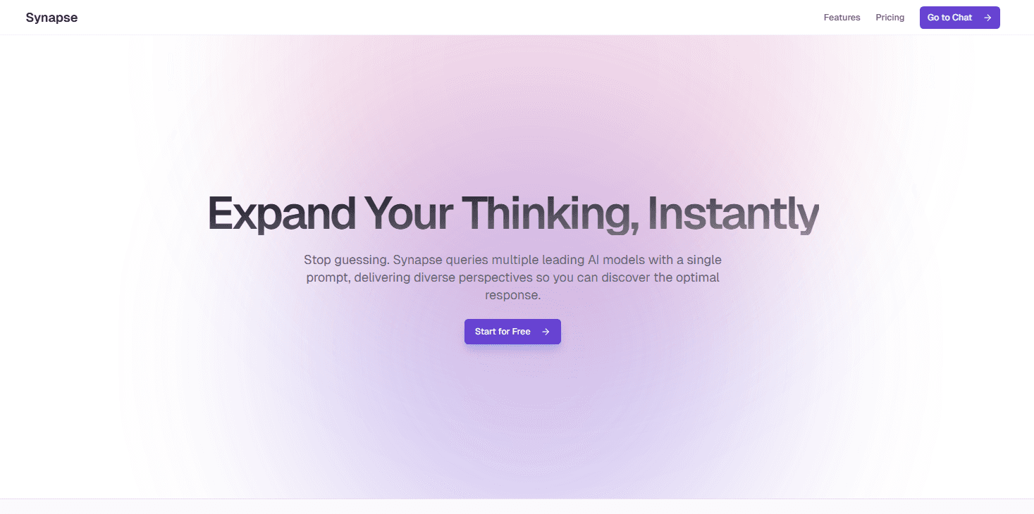 Synape: A Real Time AI Multi-Persona Web App